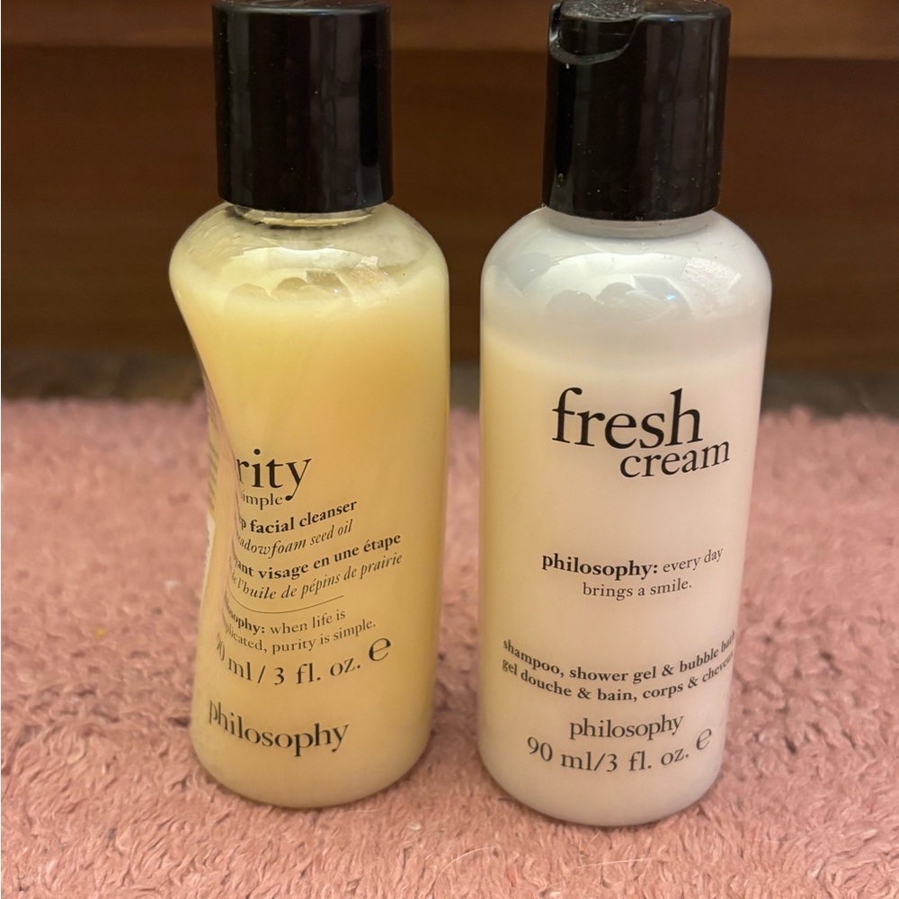 Philosophy Fresh Cream and Purity Body Wash Duo